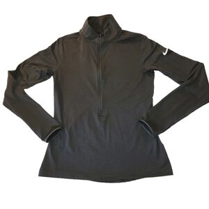 Nike Pro Dri-Fit 1/2 Zip Mock Turtleneck Workout Top Size Large